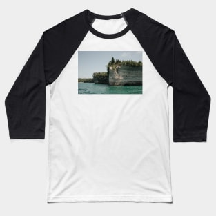 Pictured Rocks Battleship Rocks Baseball T-Shirt